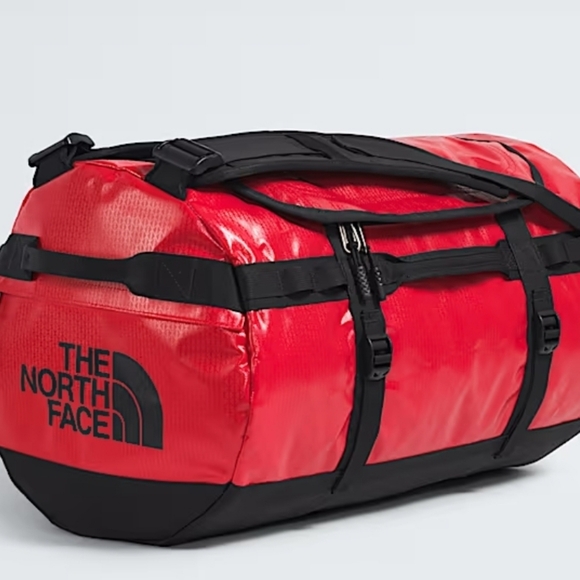 The North Face Bold Red Basecamp Duffel Bag - Picture 1 of 5